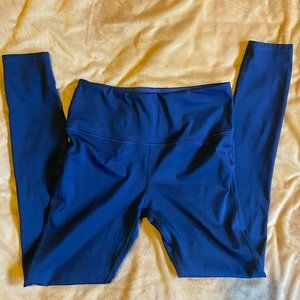 Marika High Waisted Blue Yoga Leggings